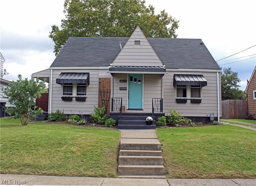 Affordable! This cute 3 bedroom home is ready to be yours. Large finished 3rd BR with office space, wonderful back yard includes play set, detached 1 car garage, lots of storage, gas heat and central air.