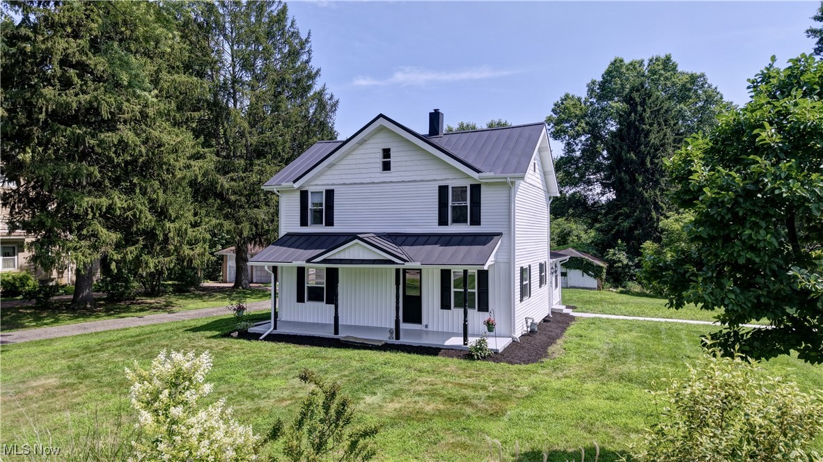 Step into timeless charm with this gorgeous mid-1800s home that’s been thoughtfully and completely remodeled for today’s lifestyle. This 3-bedroom, 1.5-bath beauty blends historic character with modern updates, offering the best of both worlds. Inside, you’ll find a bright and welcoming layout, featuring the convenience of first-floor laundry and stylish finishes throughout. Sitting on a .74-acre lot, there’s plenty of room to relax, garden, or entertain. Major updates have been taken care of, including a new roof, siding, and hot water tank—giving you peace of mind for years to come. A perfect mix of history and modern comfort, this home is ready for its next chapter—yours!