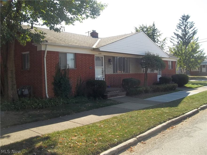 Hard to Find a Parma Ranch Style Duplex 2 Bedrooms each unit,  Brick and Alum Sided, 2 Car Detached Garage,Both Tenants on Month to Month Leasesand would like to stay, Both Units need  some Tlc