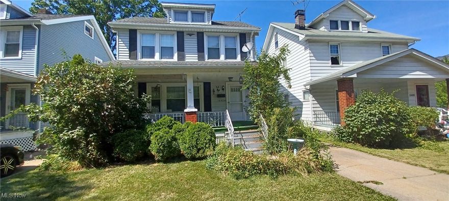 PRICED TO SELL FAST in a fantastic LOCATION large gathering front porch FIREPLACE in living room formal dining room with built in China Cabinets
3 BEDROOMS 2 FULL BATHS w/1 walk in shower walk up attic full basement w/built in workshop LARGE CARRIER CENTRAL AIR CONDITIONER cement drive w/ 1 car garage & storage shed " DON'T MISS THIS DIAMOND IN THE " RUFF "
included washer & dryer. refrigerator, stove & snow blower