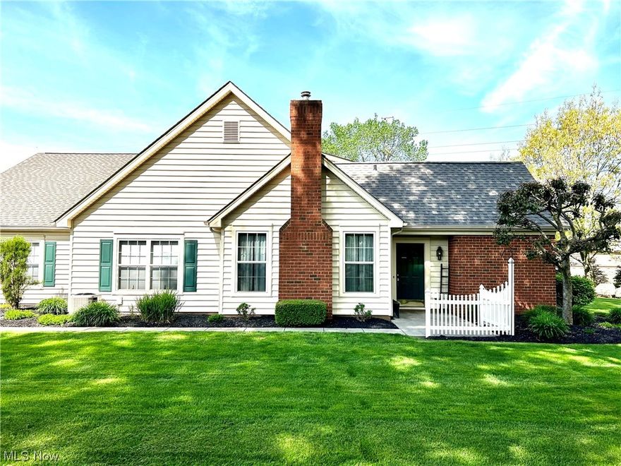 MOVE IN READY and carefree living in this beautifully maintained Jamestown Trace Condominium.  This home features a spacious, vaulted ceiling in the living room with an amazing fireplace.  Main bedroom is on the first floor with full bath and walk in closet. Second bedroom is also on the first floor with full bath and the third bedroom on the second floor with a full bathroom.  Lovely kitchen that flows into the dining room with a slider to the private brick patio.  Laundry and large pantry as you come in from the double care garage.  Added features include the bonus room on the second level that would make a great office or craft room, spacious garage and beautiful views from your patio.  Don't hesitate to take a look at this super clean property before it is gone!