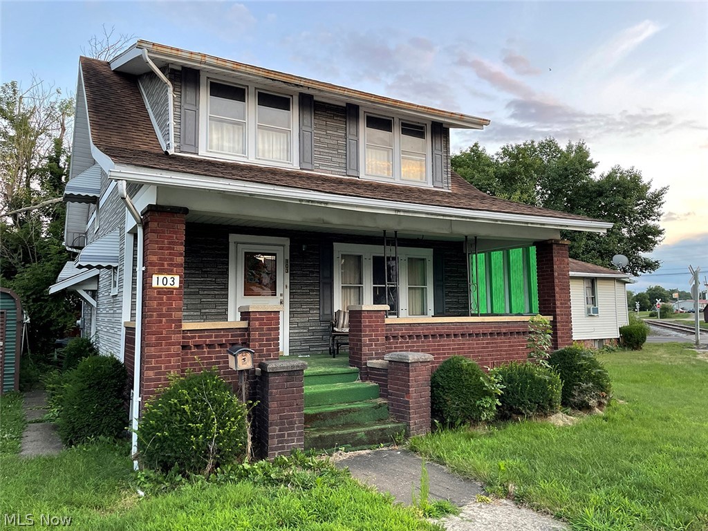 The owner inherited from an estate. Sells as is. Home in need of updates. TWO homes transferring as one unit. Investor delight. The main home has an updated breaker electric, a modern furnace, and a great front porch. The smaller home is one bedroom and one bath. Two tax parcels.