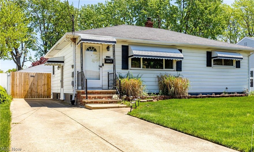 Welcome Home! This Brook Park ranch is just what you've been looking for! This home has been well cared for through the years! It has hardwood flooring and a freshly painted interior! The living room is spacious with a large picture window that let's in plenty of natural light. There are 3 nice sized bedrooms with ceiling fans and ample closet storage. The full bathroom on the main level has been updated beautifully. The eat in kitchen is darling, has a brand new ceiling fan and newer backdoor slider leads you to the gorgeous, private fenced in backyard. There is a covered patio with string lights, firepit including 2 adirondack chairs and swing set that can all stay. The lower level is an entertainer's dream! It is completely finished and includes a family room area that has a dry bar, second kitchen with cabinetry, prep area, stove and refrigerator, laundry area, utility area and storage along with an additional full bath with shower. There's an America’s Preferred Home Warranty for 1 year as well! Just pack up and move in!