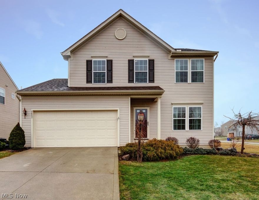 Exceptionally maintained Colonial in the Boulder Creek Development includes many updated features! The Florence floor plan includes 3 bedrooms, 2 1/2 baths, loft & additional 1,092 sq. ft. in the lower level! The entire first floor shines with new bamboo hardwood flooring. All appliances will stay (refrigerator 2018!) in the kitchen including a nice size pantry, counter-top seating & island! Morning room gleams with natural light & has access to the stone patio! 1st floor laundry, 1/2 bathroom & formal living room complete the first floor! Master bedroom features full bathroom with soaking tub & walk-in closet! 2 additional bedrooms share hall-way full bathroom! Spacious loft is a great place for a home office, craft room, game room, play room or anything that works for you! 2 car attached garage. New roof in 2017! Basement with plumbing for 1/2 bath & open slate to finish as you see fit!  Corner lot surrounded by open land providing a lot of green space! Quiet cul-de-sac neighborhood