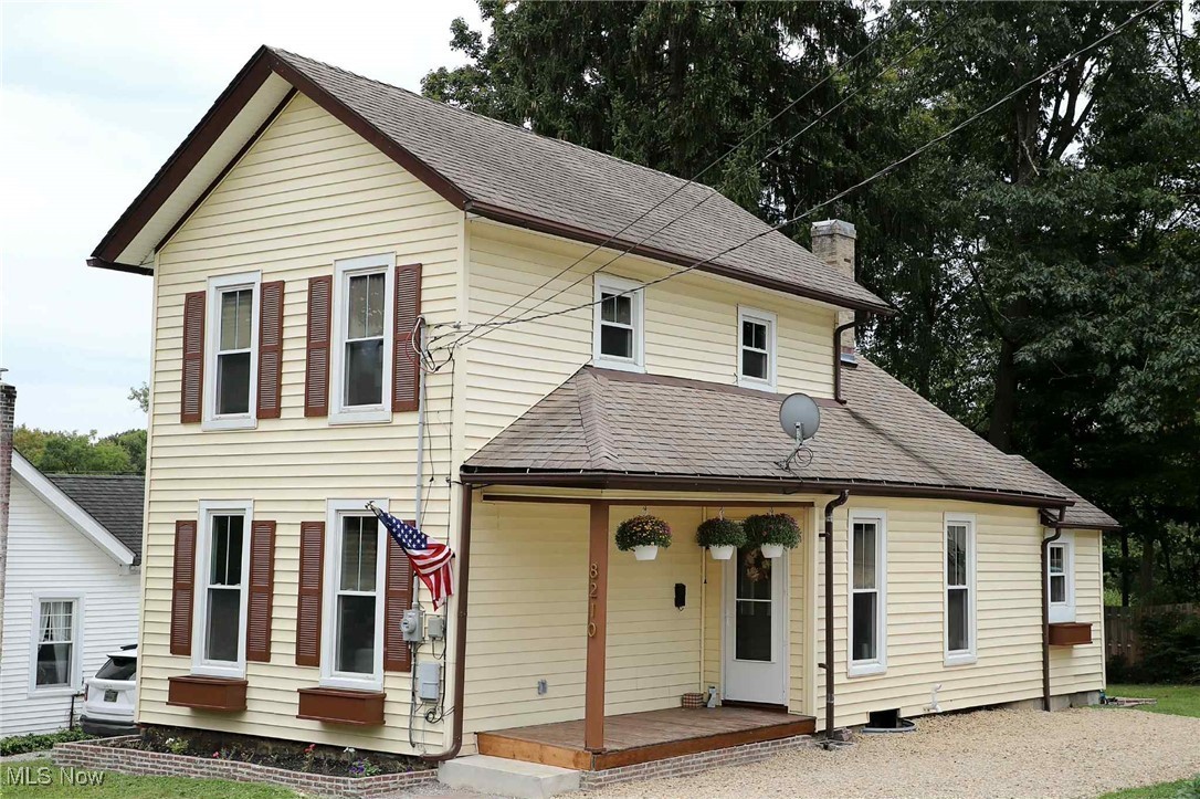 Welcome to this beautifully updated 3-bedroom, 1-bath home located right in downtown Garrettsville. Every detail has been refreshed from top to bottom, making it move-in ready.
The first floor offers tall ceilings, oversized vinyl windows that fill the space with natural light, and a convenient first-floor bedroom and full bath — perfect for single-level living. The kitchen shines with brand-new butcher block countertops, new cabinetry, and stainless steel appliances including a refrigerator and stove.
Upstairs you’ll find two comfortable bedrooms with additional baseboard heaters for extra warmth. The bathroom has been completely renovated with modern finishes.
Major updates include a new furnace, new air conditioning, and conversion to natural gas for efficiency and peace of mind.
Situated just steps from Main Street, this home is walkable to the YMCA, local shops, restaurants, and the park. Enjoy the small-town charm of Garrettsville with everything you need close by.
This property has been thoughtfully renovated and is being offered by the seller, a licensed real estate broker in the State of Ohio. Front Line Home Inspection was performed on September 5th, 2025 and is available.
There is no need to rush weekend showings; buyers and agents are encouraged to take their time. We are having an open house Saturday 12-1pm.