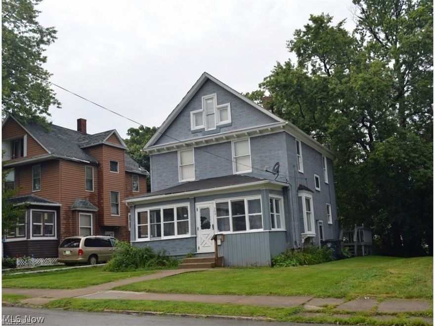 Lovely 3 bedroom/1 bathroom home for rent in Akron! This home offers an enclosed front porch to enjoy sitting out on during all seasons (not heated). Two big, open separate living rooms when you first walk in offering plenty of space to entertain! Spacious dining room right off of the kitchen! You will need to bring your own appliances to this property. Right off the kitchen is a nicely sized deck. The unfinished basement has washer and dryer hookups available! 3 spacious bedrooms upstairs with good closet space. Huge bathroom with a claw bathtub! The attic is finished and offers two additional rooms available for any use! Don't let this one slip by you! Tenant is responsible for all utilities and landscaping/snow removal. All adult applicants must apply online. $50 nonrefundable application fee per adult applicant. We run credit, criminal, eviction history and verify income. No Section 8. Pets may be considered on a case by case basis for well qualified applicants with an additional m