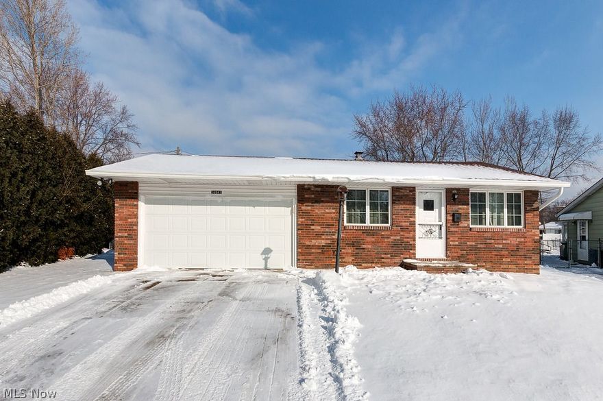 Desirable Surfside Ranch with full basement!  Great curb a appeal with brick front, 2 car garage, large fenced yard. New carpet & paint.  
Hardwood floors thru out.   Furnace/2002, Roof/2008, H2O/2002, AC/2002. Home Warranty. 
 Just waiting for you finishing touches.  Great Value!