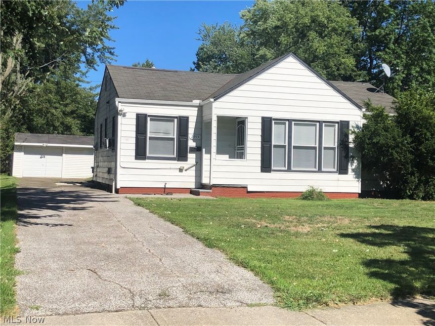 Be sure to make this 3 bedroom, 1 bath ranch your place to call home.  It boasts a spacious living room for entertaining and relaxing.  The dining room is on the opposite site on the mud room/laundry room with the kitchen between them. A chef will enjoy the kitchen as there is a display of lots cabinetry. There is an oversized master bedroom with two appropriate sized accompanying bedrooms and bathroom.  Newer windows throughout the home will help keep the energy costs affordable in the winter and summer.  You will enjoy the huge backyard which is perfect for lounging or cookouts with guests.  Be sure to schedule a showing today.