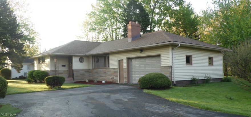 Picture Perfect, Move-In Ready Newly Renovated Ranch!  3 Bedrooms, 1.5 Baths. New Roof 2014, all New Tiled Kitchen with Granite Countertops and New Appliances--Double Oven w/5 Burner Stove!  Tiled Baths.  Gas Fireplace and Cove Ceilings in Living Room and neutral decorator paint that fits any decor!  First Floor Laundry was 3rd bedroom/easily converted back.  New Four Seasons Enclosed Patio Room.  Newer Furnace and HWT.  2-Car Attached Garage plus Convenient L-Shaped Driveway.  One Year Home Warranty!