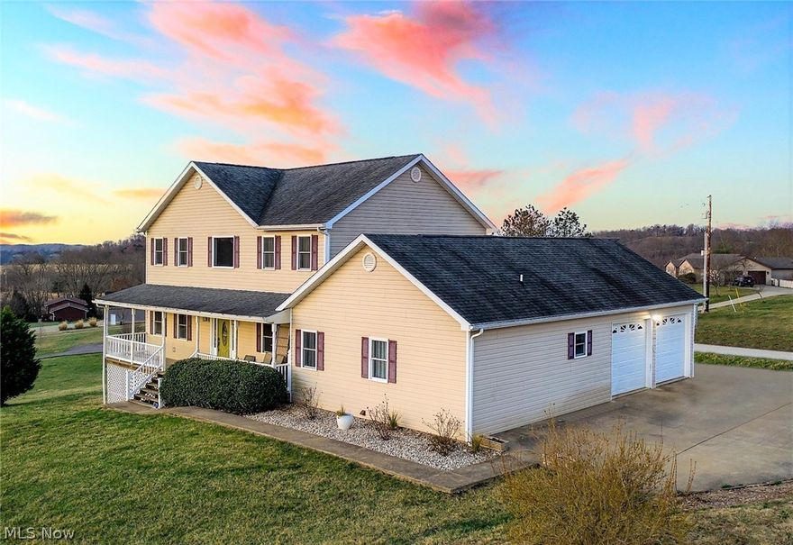 Check out this wonderful 4 bedroom, 3.5 bath home located in the Warren School district.  The 1st floor offers an open foyer, formal living room, formal dining room, a family room just off the eat-in kitchen. The spacious updated kitchen has Corian countertops, ample cabinet space, new flooring, & stainless steel appliances. Completing the 1st floor is the laundry room with a half bath, & a master suite with a large walk-in closet & a huge four-piece master bath.  Upstairs is a 2nd master suite, 2 additional bedrooms, and the 3rd full bathroom. The walk-out basement is an unfinished space & offers an additional 1000sq.ft. of potential.  Outdoor features include a welcoming front porch, back deck, above ground pool, & fit pit area, all situated on a 1-acre lot.  Call today for your appointment to view this lovely home.