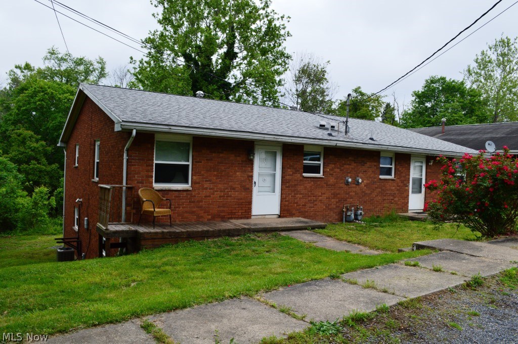 Very nice, brick ranch duplex! Move-in ready! Newer roof and windows, Unit 1 has newer HVAC. Both units have full basement with built-in garage and walk-out, 2nd unit has 3rd bedroom in basement, 1st unit could add a 3rd bedroom in walk-out basement. Lots of potential to finish a family in basement as well. Units are well built, very well maintained and have long term tenants. Off street parking in front of unit and behind unit with access to garage. Must have a 24 hour notice for showings. #959