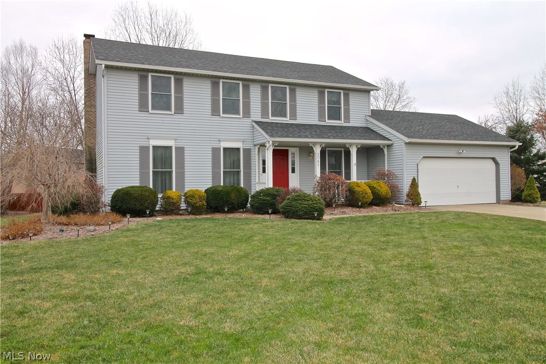 Come check out this wonderful home situated on a cul-de-sac in one of Stow's most desired neighborhoods! Furnace and Updated kitchen countertops 2010 and Alterna-ceramic, vinyl, grouted, Armstrong Made kitchen floor 2011, newer stainless steel appliances, refrigerator and dishwasher in 2011, and stove in 2009. The roof was completed in 2012 as well as a new toilet installed. The front windows were installed in 2009. Newer carpeting installed 2008. The rear sliding door was installed in 2011 where you can access the large deck outside. The kitchen is open to the family room making it easy to converse with family and friends while preparing your meals. In the kitchen you will also find a nice open space for a kitchen table and chairs making a nice eating area. After dinner you can relax in the family room along side the cozy fireplace. Upstairs you will find the master suite with double sinks and spacious walk-in-closet off the master bath and a skylight. Wonderful living space o