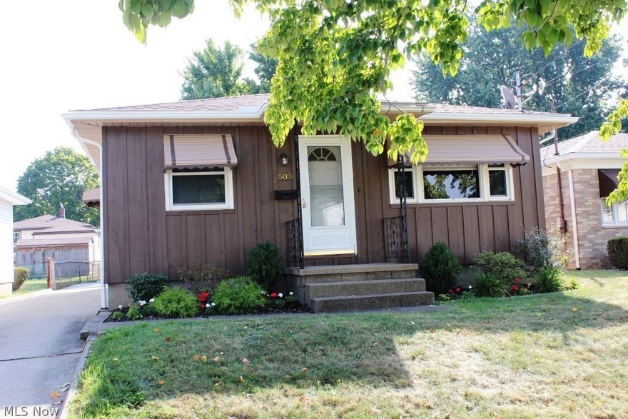 Extra nice 3 bedroom, 1.5 bath ranch with 1040SF plus an additional 400SF in finished basement* Wood floors throughout 1st floor  except kitchen & bathroom* Spacious eat in kitchen includes range & refrigerator* Master bedroom with private 1/2 bath* 3rd bedroom with access to deck* Ample storage & closet space* 1.5 car detached garage with opener & keyless entry* Covered patio off of garage, large deck & fenced in backyard* Replacement windows & updated shingles, spouting, garage door (approx. 8 yrs)* Furnace (approx. 2001)* Hot water heater (approx. 2008)* Upgraded electrical from road to box* Recently added insulation & painted aluminum exterior* Neutral décor* Immediate possession*