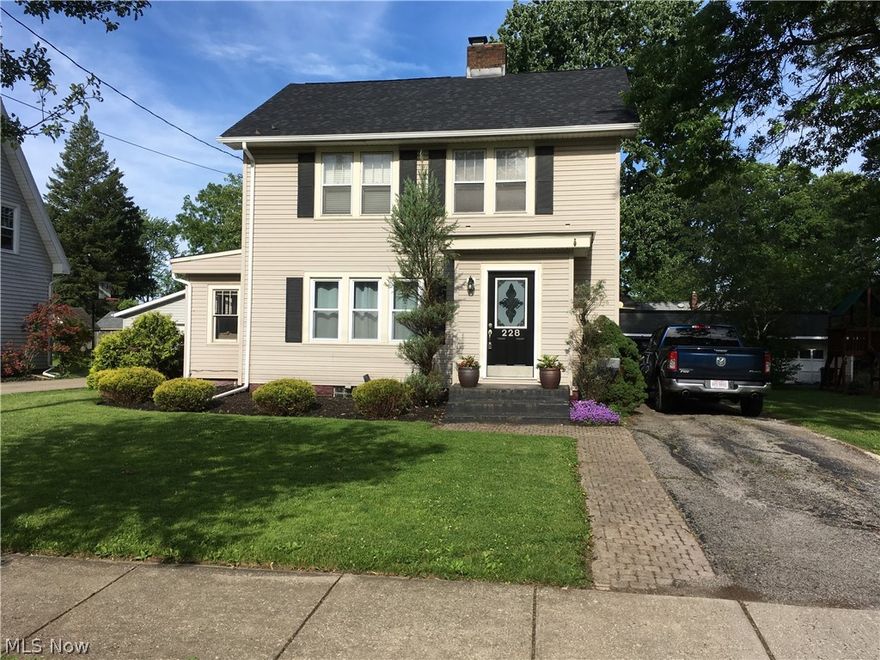Make it a point to have your agent show you this charming colonial with all kinds of extras. A 4 car garage is truly a rare find in the city. This home is situated on 2 lot's. New roof was just installed in April of 2019, along with the garage rebuild and new gutters. The furnace & A/C was 2013 and the home was waterproofed in 2008. All hardwood floors throughout the house accept the  Butlers Pantry which is ceramic. The extra room noted, is a Parlor just off the Dining Room. There is a covered porch off the dining room, a great place to sit back and relax. The 4 car garage is great for the handy man, or landscapers.