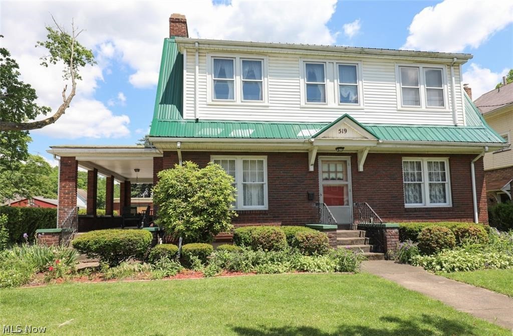 Phenomenal 5 - 6 Bedroom Home with 2 single Car Garages. Complete Guest Quarters in the Lower Level. Home Features Include: First Floor: Completely Updated Kitchen with New Flooring, Refinished Cabinets, & New Countertops, Awesome Formal Dining Room, HUGE Living Room with Wood Burning Fireplace, & 1/2 Bath. Second Floor: Large Master Bedroom with Walk In Closet, Gas Fireplace, Interior Air Conditioning Unit, & Nursery/Office Area, 3 other Large Bedrooms & Full Bath. Third Floor is a Completely Open Finished Space that can be used for an Extra Bedroom, Rec. Room, or Private Office. Lower Level offers a Complete Guest Quarters including Full Kitchen, Family Room, Bedroom, Full Bath, & Storage Area. Home offers Spectacular Hardwood Floors & Crown Moldings, Tons of Closet & Storage Space Throughout, Appliances in First Floor Kitchen & Guest Suite Kitchen, & Refinished Hardwood Floors. Updates Include: Updated Kitchen, New Metal Roof in 2014, New Concrete Drive in 2015, & A Fresh Coat Of Pa