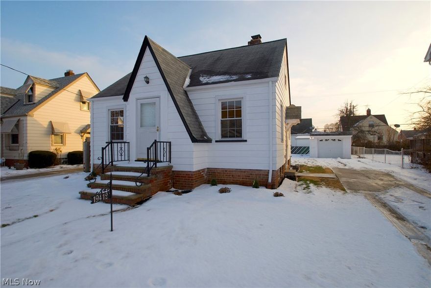 This adorable cape cod is move in ready and is just waiting for your personal touch to make it feel like home! This home features new windows, hardwood floors throughout, fresh paint and a newly redone bathroom. The kitchen was also recently remodeled with a new floor, countertops, sink, and more! The large basement has brand new glass block windows, updated electrical and is a blank slate that has potential to be made into a great rec room.This home is priced to sell. You don't want to miss it!