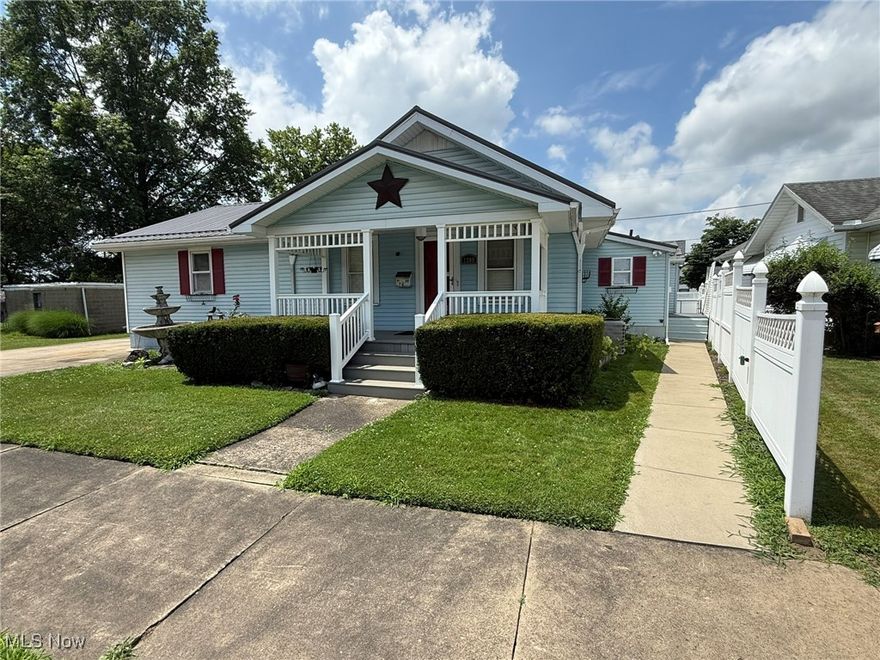 A must see!  This 3 bedroom, 2 bath ranch home has it all!  From the convenience of one floor living, to the updates and oversized attached garage...you won't want to miss it.  New carpet in the living room.  The updated white kitchen boasts a gas cooktop and tasteful backsplash with new laminate floors.  Raised panel doors in the formal dining room with beautiful pine floors.  Cathedral ceilings in the family room with sliding glass doors to the deck.  The family room is stubbed in for a third bathroom and could also serve as a fourth bedroom.  Pine wood floors featured in the master bedroom with walk in closet and sliding glass doors to a 12 X 12 wood deck.  Full guest bath includes a tub with steam bath feature.  The second bedroom boasts new carpet and a walk in closet.  The third bedroom includes a private, full bath with walk in shower and wall safe.  The lower level includes a rec room with new carpet and abundant storage space.  Vinyl privacy fencing surrounds the backyard with 18 X 12 workshop garage with over head door.  The attached garage is a dream come true for the car enthusiast...providing space for 3-4 car with work benches and access from both the front and rear of the home.  The paved parking areas at the front and rear also provide abundant parking for residence or guests!  The home also features a new metal roof and gas furnace, installed in 2023.  Surveillance equipment in use.