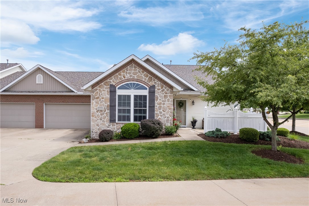 Welcome to 1773 Blackberry Lane in Orrville! This well-maintained condo features 2 spacious bedrooms, 2 full bathrooms, and high ceilings that add an open, airy feel. Enjoy a bright living area, dining space, and a functional kitchen. The primary suite includes a private bath and generous closet space. Additional highlights are the attached garage and a quiet setting close to local shops and amenities. Move-in ready and waiting for you to make it home!