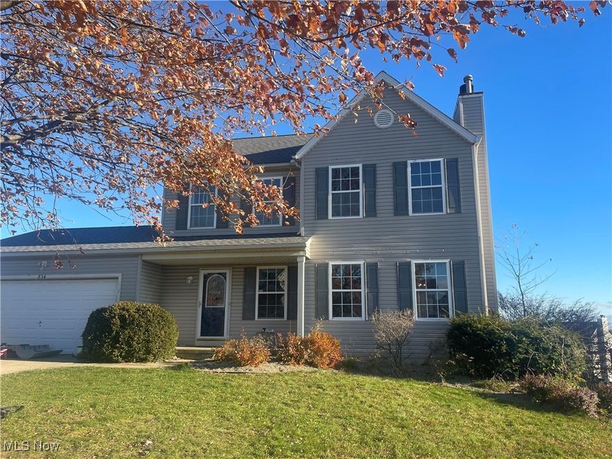 Well-maintained and newly updated 3 bed 2.5 bath home in the desirable Meadows of Wintergreen neighborhood of Wadsworth. New roof (10/2024), new furnace and AC installed by Kimmel with their warranty (8/2022), newer water heater. New/newer flooring throughout, including bamboo flooring, LVP, and vinyl. Updated master bath (10/2025). Reverse Osmosis drinking water system at kitchen sink. Basement is unfinished and waiting for your personal touch. Mature trees provide privacy, with deck and fire pit. Lot abuts neighborhood common area for additional privacy and space. Home is within walking distance of the YMCA, High School, Middle School, Intermediate School, and Overlook School.  Easy access to highways and shopping centers for convenience. Will work with buyer's agents.