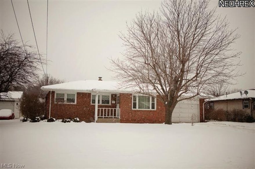 Updated 3 bedroom brick ranch in Poland schools. Kitchen has new tile floors, maple cabinets and stainless steel appliances. Hardwood floors through out first floor. Bathroom updated with new vanity and tiled floors.