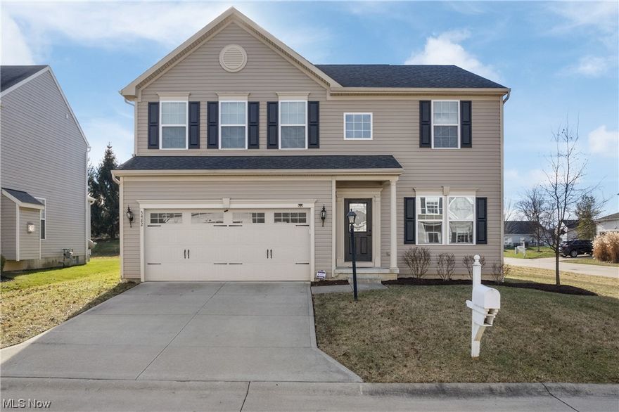 Welcome to your new home in the heart of Medina! This property is nestled in the Medina school district and offers a large, open floor plan which creates an inviting flow throughout! As you enter, be greeted by the large formal living room, bathed in natural light, creating a warm and welcoming atmosphere. The kitchen is a chef's delight, boasting a center island/breakfast bar, extensive cabinetry, stainless steel appliances, and a bright dining area with access to the brick patio – an ideal spot for al fresco dining. The kitchen overlooks the spacious family room with recessed lighting and built in speakers, making it a perfect space for both relaxation and entertainment. Conveniently located on the first floor is a half bath for guests. The upstairs owner's suite features a walk-in closet and an ensuite bathroom with double sinks. Three additional, generous-sized bedrooms with ample storage space, a full bathroom, and laundry room complete the second level. The finished basement presents a recreation area, multi-purpose space, and a full bathroom, adding an extra layer of functionality to the home. Step outside onto the brick patio that overlooks the backyard. This residence, sitting on a .17-acre lot with access to the Chippewa Rail Trail, also features a 2-car attached garage and is in a great neighborhood! Don't miss the chance to make it yours!