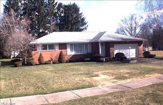 Well built brick ranch. Spacious living & dining rooms, large eat-in kitchen & family room w/sliders on each end. Newer roof furnace. Last home on the left so large field beside home. Basement is plumbed for bath. In an Estate.