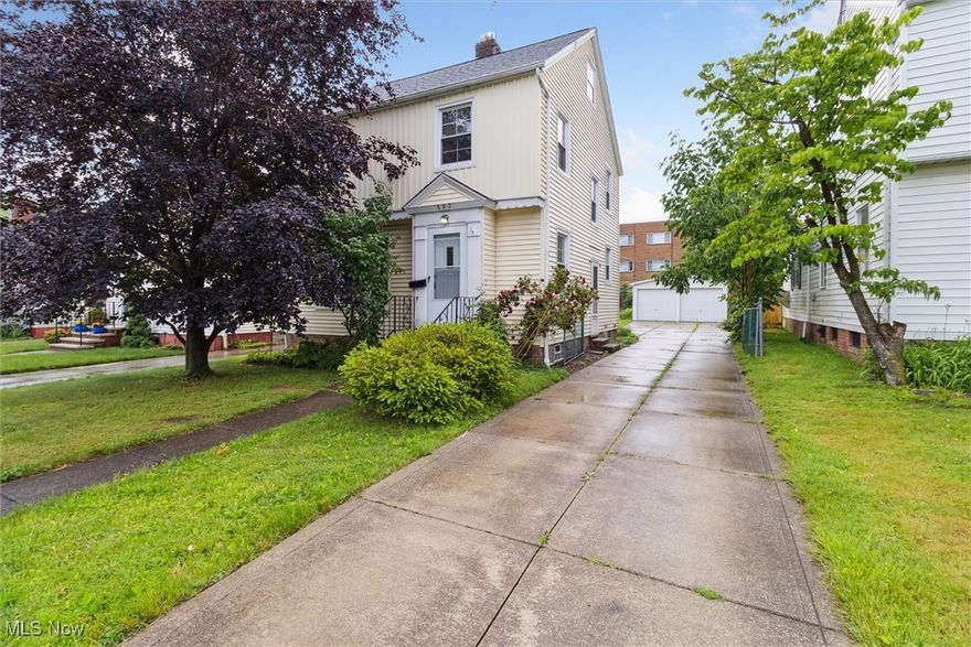 Welcome to this Charming Colonial home, filled with timeless character and warmth. Beautiful hardwood floors flow throughout the main living spaces, adding elegance and charm. The first floor offers a spacious, light-filled living room , a formal dining room with a built-in China cabinet, an inviting eat-in kitchen, and a bright sunroom/porch ideal for relaxing with your morning coffee. Upstairs, you'll find three comfortable bedrooms and a full bath. 3rd floor can be used for Storage or finished to additional bedroom. two-car garage, Fenced In Back Yard !New Roof 2023. Nestled on a quiet street a few minutes walk to Denison Park - tennis, pickleball and basketball courts. easy commute to major hospitals, shopping, and amenities, this home offers both convenience and comfort. A must-see!