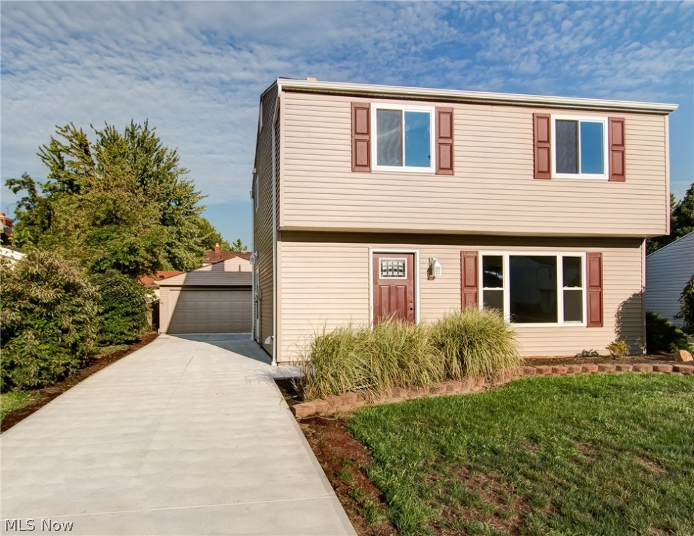 Poof! Newly Remodeled! 4 Bedrooms & 2 Full baths! Family room w/fireplace with vaulted ceiling & sliders to rear yard. Brand New Eat-Kitchen: Cabinets, Countertops & flooring. 1st Floor New Full Bath! 1st Floor Laundry & Utility. Large Living Room. 2nd floor offers Remodeled Full Bath! 4 Spacious Bedrooms!
Newly Painted throughout! All new flooring on first floor! 2016: Windows, Vinyl Siding, Shutters, Lighting, A/C, Furnace, Pex water lines, Exterior Doors, Electrical Update, Trench Drain and Full Driveway! . 2015: Hot Water Tank. Point of Sale Passed! Pack Your Bags and Get Ready to Move! Close to Schools, Shopping, Medical Facilities & Freeway! Neutral Decor! Spacious 2 Car Garage! This just might not last long! Make your appointment soon!