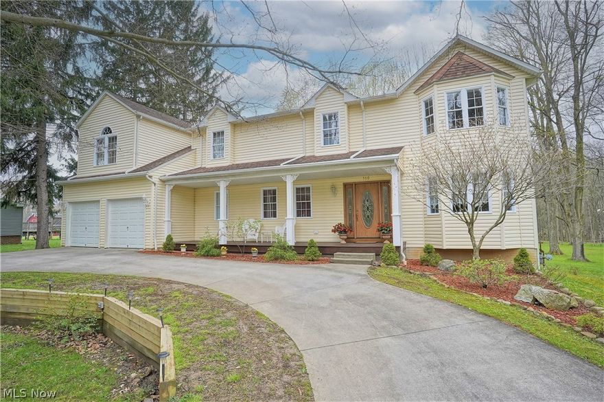 Outstanding Colonial located just minutes to Route 76, shopping, Tallmadge Rec Center and abuts to Maca Park. Benefit from the quietness of a dead-end street and the peace of mind that you will never have other homes that back up to your .82-acre lot. Built in 2002, this one owner home has been meticulously cared for and has the feel of a brand-new construction. Boasting 3360 Sq Ft not including the walk-out basement, the first floor offers both a formal living and dining room, family room with bay window that overlooks a park like backyard and opens to the large kitchen that includes all newer appliances. French Doors lead the freshly stained two-tiered deck. A first-floor laundry, full bath, and office complete the first floor. Moving to the second floor you will find a massive Master Bedroom that includes ensuite bath and a 12 x 20 sitting room. The other five bedrooms are all oversized with huge closets. Two linen closets and another full bath add to the second floor. appeal. The w
