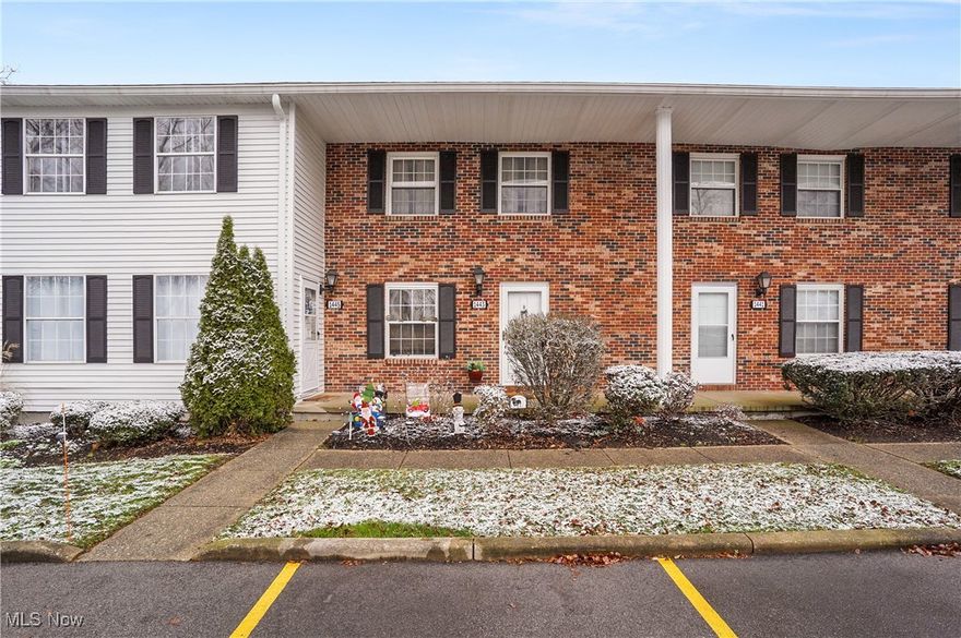 Clean, well maintained , well cared for modern townhouse, this gem is ready to move in! Many updates include: partially finished rec room in lower level with 200 square feet of extra living space, full unfinished side of basement for storage, cleaned air ducts, newer kitchen counter tops, sink, appliances, island ( breakfast bar) added to the kitchen, newer LVP  flooring in  kitchen and living room, paint, remodeled upstairs bath, light fixtures and ceiling fans, plumbing, and garbage disposal. All done for you to move right in. This condo is duty free living with two generous sized bedrooms, the master has duo closet space. There is a full bath on second level and half bath on the main floor. Carpets were just cleaned on the second level and staircase. This location is conveniently located to shopping, shops, highways, Kennedy park, and the public water works swim park. The eat-in kitchen has a patio door that leads to the patio with a privacy fence, plenty of cabinet space, built-in breakfast bar and a built in coffee bar with extra storage space! Perfect for first time buyers to enjoy home ownership at an affordable cost, or for downsizers looking to ease their maintenance. This condo is done in neutral colors, has a nice size living room, pantry and coat closet, and has plenty of parking! The lower level rec room can be used as an office, den, privacy area, play area, gaming room, rec room. The mounted tv and sound bar stay with the condo!  A must see!