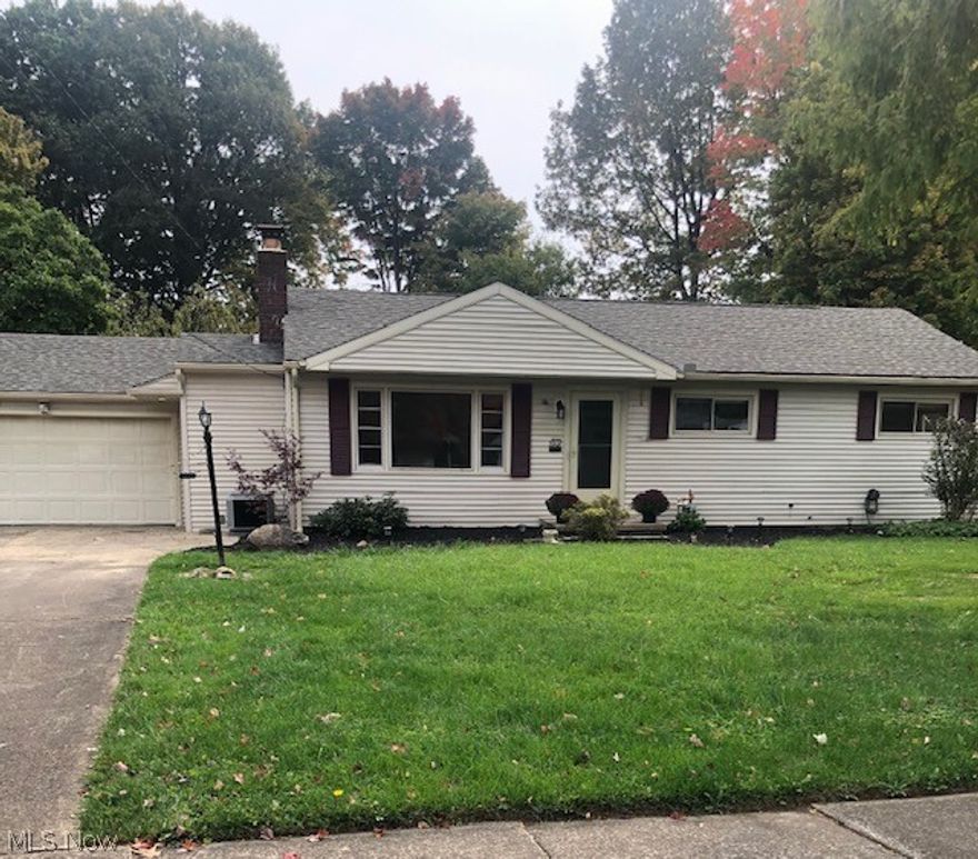 Move to this cozy ranch home with spacious living areas and a beautiful backyard view. Eat in kitchen with laundry room off to the side. Family room with high ceilings, built in cupboards, and game room table area. Walk out deck into a  inviting  back yard. Hardwood floors throughout living room, hallway, and three bedrooms.  ome includes multiple storage space via cupboards and closets. Come experience this warm cozy feeling for yourself!