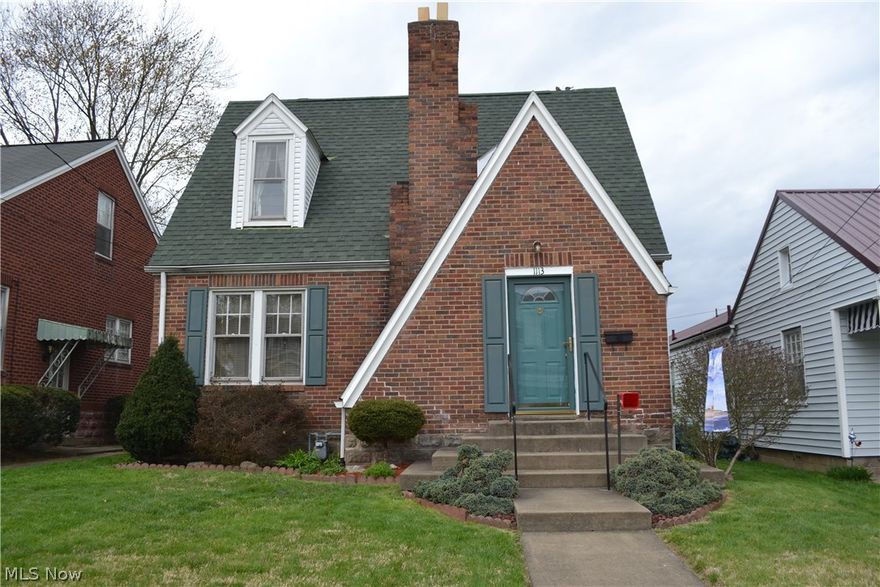 Charming inside and out! This house is move-in ready. On-street parking but plenty of room to add parking out back off the alley beside the garage. The kitchen features white cabinets and all the appliances. Enjoy plenty of storage with the basement and garage.