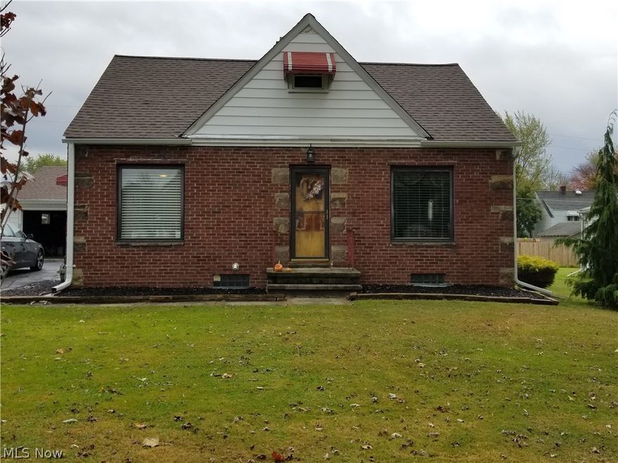 Step into this surprisingly spacious bungalow!! Featuring great curb appeal from the paved drive, 2 car garage with extra space, brick front and newer roof. Inside you will find an updated eat-in kitchen, formal dining, large living room, foyer, 4 bedrooms and 2 full baths. In addition, the 2nd floor offers storage in a nice size loft area, The full basement offers a rec room, utility and walk-out. Don't miss this home at a great price!