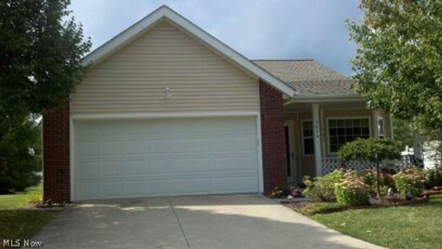 Very spacious two bedroom STANDALONE ranch cluster. One story maintenance free living at its best!! Open floor plan. Vaulted ceilings in living room and master bedroom with spacious walk in closet and master bathroom. Two car attached garage. Monthly Maintenance fee covers exterior and roof of the home.  All appliances stay, including washer and dryer. Located in Medina Township, owner pays no city income taxes. New roof 2009, new Hot water tank 2014.