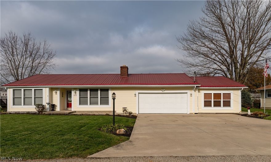 Waterfront property. Buckeye Lake living at its finest at an affordable price. Four bedrooms, three baths, two living rooms, dining room and two full kitchens. Fourth bedroom has additional appliances, separate heating and air conditioning, would make a great family room or office. This home is located in the Bateson Beach area. Manicured yard and landscaping with a 25 ft. X 25 ft. deck overlooking the Canal. On the Canal, is your very own private Boat House with a lift and 125 ft. of your very own waterfront property. The home also offers all new stainless steel appliances in 2015. High end stove with convection oven. A 20 KW full house Generac Generator (natural gas) w/auto switchover. Forced air gas furnace w/central air. Metal roof w/ice guard. Gas fire place. Built in glass show cases. Beautiful handcrafted woodwork. Abundant storage and closet space. Beautiful hardwood and porcelain hardwood flooring. Thermopane windows. Attic recently insulated. Within walking distance to Cantin