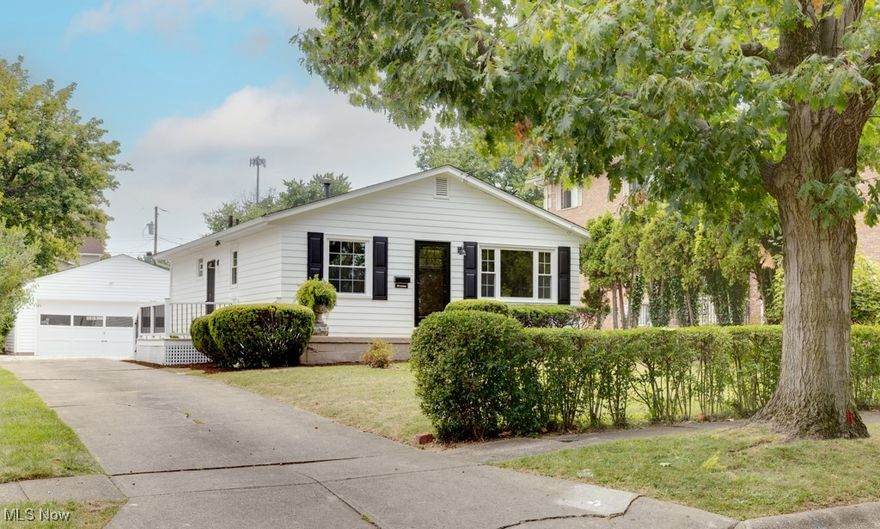 This stunning 3-bedroom, 1-bath bungalow in Medina has been completely transformed with a top-to-bottom remodel. The kitchen is a chef's dream, featuring quartz countertops, fresh white cupboards, and stainless steel appliances, including brand new dishwasher and gas stove with a vent. The open layout ensures easy flow for entertaining and everyday living. The bathroom is a showstopper, boasting a complete remodel with a brand-new tub, tile, vanity, and lighting...every detail thoughtfully designed for modern comfort. Throughout the home, new windows fill the space with natural light, highlighting the refinished hardwood floors and all-new flooring. Fresh, neutral paint ties the entire space together, creating a warm and inviting atmosphere. The basement is freshly painted and enhanced with glass block windows, offering both security and style. Outside, enjoy the large front and side porches, perfect for relaxing or entertaining. The spacious backyard provides a great area for outdoor activities. The two-car garage is finished with drywall, features brand-new vinyl siding, and has a new roof, offering extra storage or entertainment space. Extra parking on the property adds convenience. This home is equipped with a brand-new furnace, AC, and hot water tank, all installed in 2024, ensuring efficiency and comfort. Located on a quiet dead-end street, it's just a short walk to the public pool and park, and less than half a mile from shopping. An ideal blend of tranquility and convenience. This beautifully remodeled bungalow offers modern living in a prime Medina location. Don't miss the chance to make it your own! '