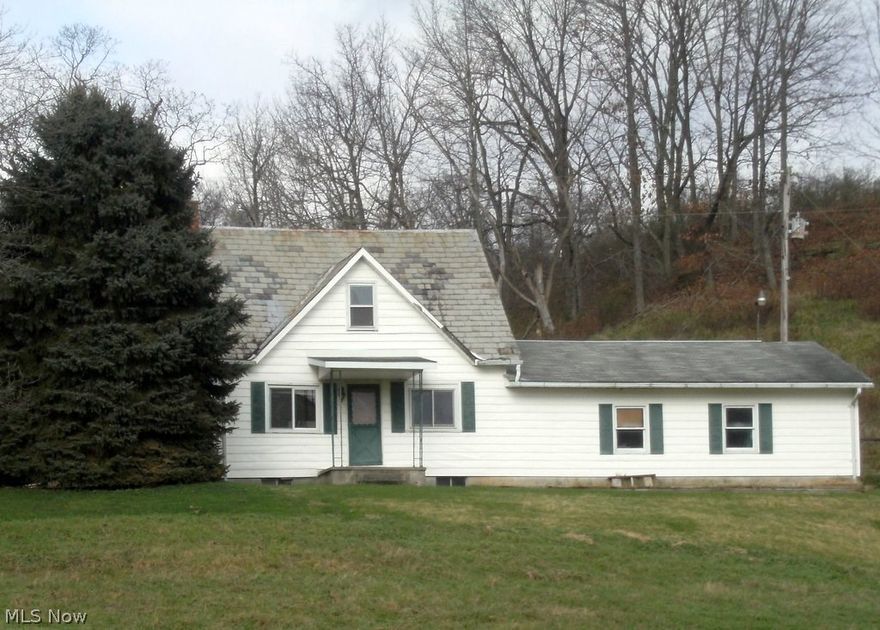 Located on Camp Run Road just south of Caldwell this 37 acre mini-farm with lots of road frontage might just be the property you have been looking for. The older two story farm house features a living room with wood burning fireplace, a kitchen with all appliances, adequate cabinets and counter space and an adjacent dining area. A first floor bedroom, a full bath and the laundry area are located on the main floor as well. The second floor is an open space and is used as the second bedroom. The home has a full basement, a gas forced air heating system, gas hot water tank and central air. A newer oversized two car attached garage provides space for a work shop area and has an electric door opener and a man door. The acreage is mostly pasture with some fencing.  A 36’x34’ shed is available for storing farm equipment or your boy toys. The gravel driveway is well maintained. Mineral rights do not transfer but the house does have free gas from a newer gas well on the property.