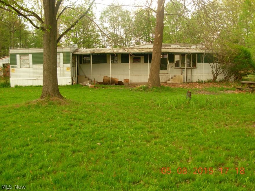 Nice 3 acre treed lot with a trailer on it.  Trailer has no value.  Price reflects value of land only.