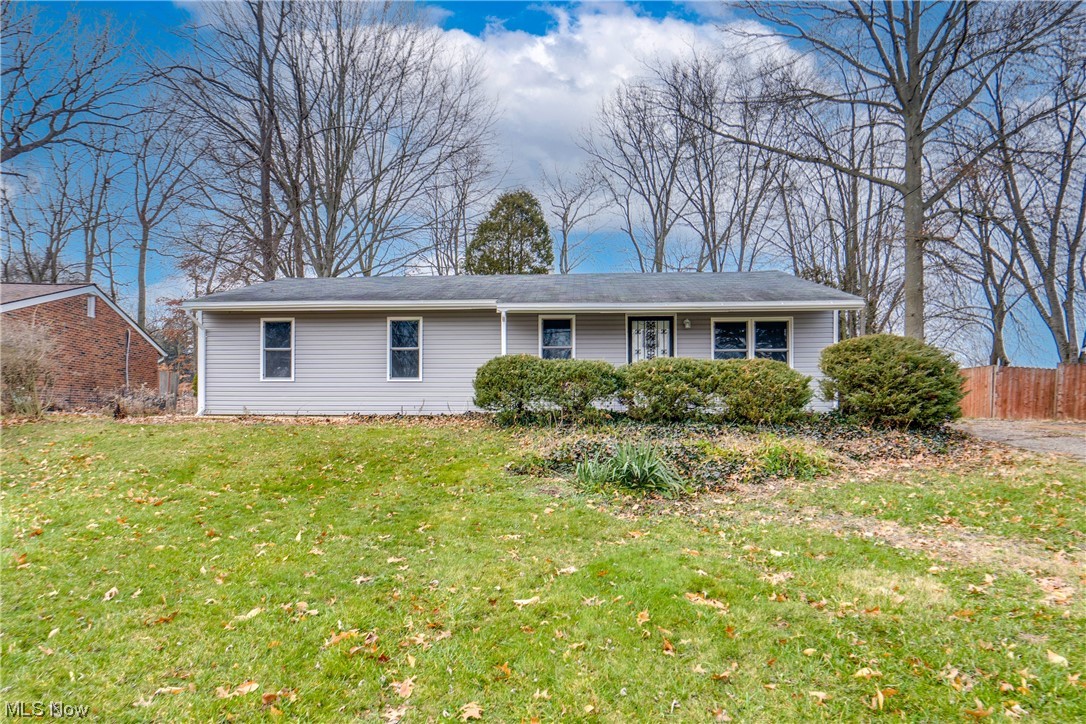 Just listed this lovely 3 bedroom, 2 bath ranch-style home. Enjoy the ease of single floor living and appreciate the complete remodel that includes updated baths, new vinyl siding, new windows, a newer furnace, and water heater updated in 2018. The interior sparkles with a fresh look and brand new paint and flooring throughout. Outside you will love the spacious yard, providing plenty of space for backyard barbecues or picnics. Come and appreciate the convenience and comfort this home has to offer!