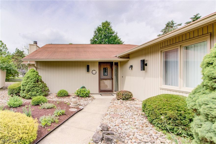 Enjoy this super clean, quiet Meadwood Ranch Cluster nestled at the end of the cul-de-sac with plenty of parking for guests.  2 bedrooms, 2 baths and impeccably maintained.  The spacious great room with vaulted ceiling and fireplace is open to the kitchen and has a wall of built-ins and wet bar.  Very clean, neutral carpet throughout!  The kitchen comes with all appliances and is very spacious with a large eat-in area and slider to a great deck!  The master bedroom closet and hallway has nice wood laminate flooring, and master closet 12'x6' offers loads of storage! Both full baths feature double sinks.  Laundry is a nice large size with newer washer/dryer that stay!  The garage is oversized, very clean and offers attic-pull down storage.  This home has been cared for and it's move-in-ready! Meadowood has lots of amenities including a fantastic pool/clubhouse.