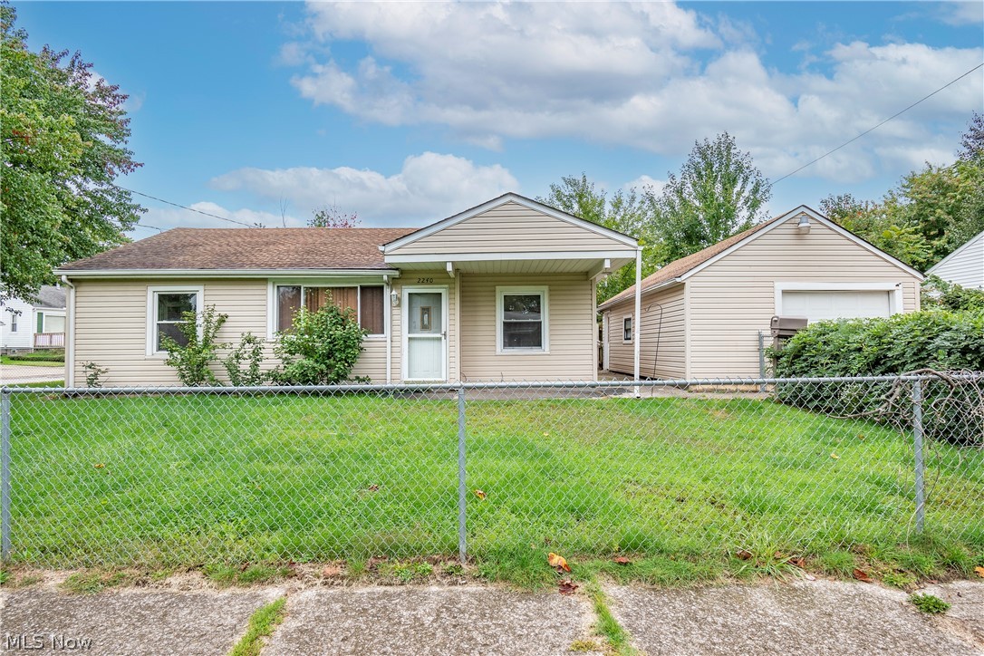 Welcome to 2240 Nesmith Lake Boulevard! This cozy ranch offers three bedrooms, one bathroom, and is completely move in ready! Enter into the living room with loads of natural light that offers entry into the kitchen and first bedroom. The kitchen is equipped with a dining area, tile backsplash, beautiful LVP flooring, fridge, and stove. Down the hall is a full bathroom and the remaining two bedrooms, both with oversized closets. The 2 car detached garage leads to side entrance into a mudroom/ laundry area with storage space and attic entry. This home sits on a corner lot and has a completely fenced in yard! Don't miss your opportunity to own his home. Schedule your private viewing today!