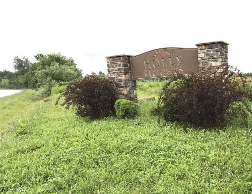 Nice location In Holly Heights. Excellent building site with city utilities. Gas available through Consumer Gas Cooperative. 97 X 125 level lot. Tusky Valley Schools. Build your dream home!