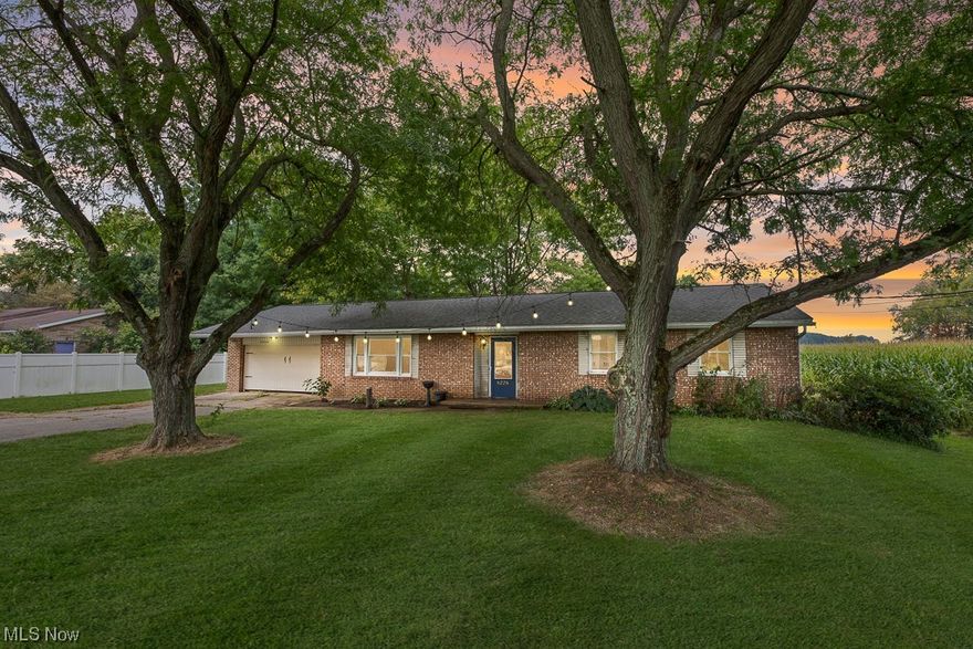 Escape to the country! This comfortable ranch sits mostly surrounded by farmland but minutes to Wooster. With 3 bedrooms and 2 full baths, a large living/dining room with woodburning fireplace, you'll feel snug this winter. Plenty of room for chickens and fur babies to roam, the yard is flat and spacious. The 2 car, oversized garage includes a door to the backyard where you'll find a large storage shed, just ready for your chickens or storage.