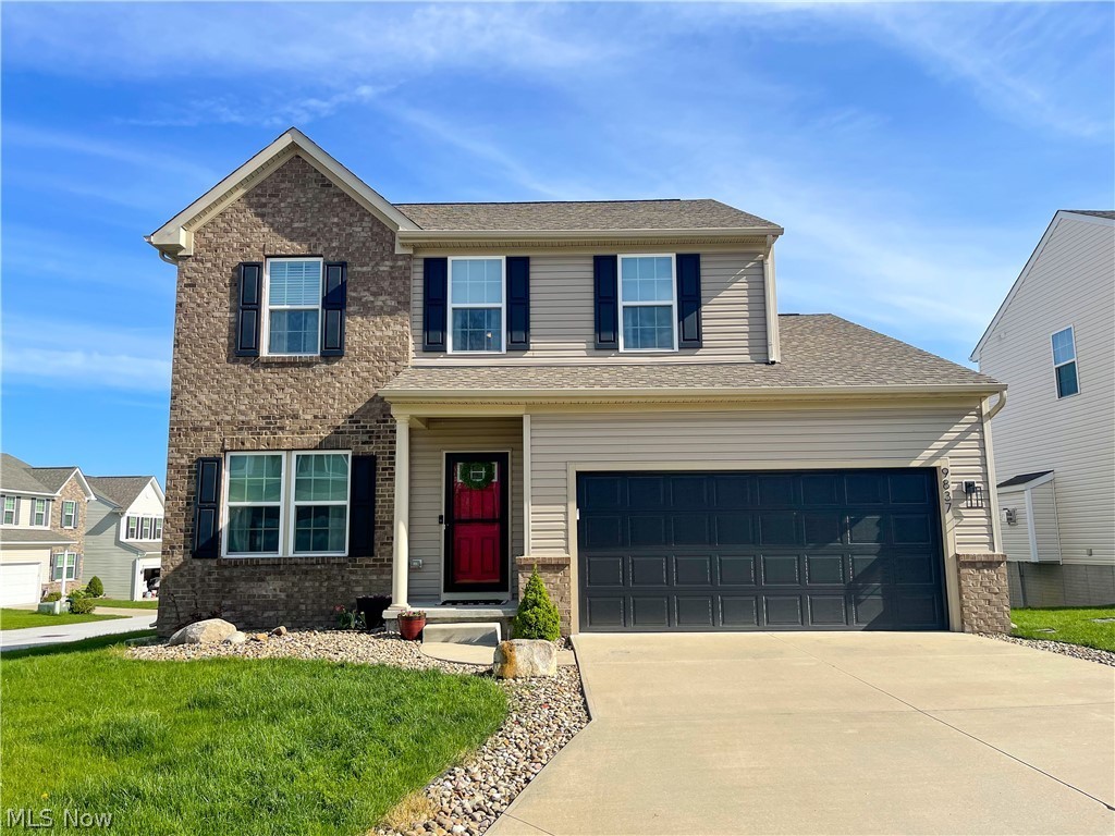 Better than building! This home shows like a model, exquisitely maintained and move in ready! This spectacular 4 bedroom, 2.5 bath colonial in Gabriels Edge Subdivision has everything you need, and all appliances are included. Large kitchen with plenty of dark cabinets and great sized pantry. Kitchen is open to the great room and morning room with a wall of windows, which adds so much natural light throughout. Wood floors in kitchen and morning room. Living room is great for home office, yet still open to the rest of the home. The upstairs has 4 large bedrooms with great sized closets. The master suite has an oversized walk-in closet with its own bath. The 4th bedroom was a loft and comes with an armoire, now enclosed to make the perfect bedroom/home office/bonus room. The best surprise is the finished basement with an amazing bar area. So much storage in this basement! There is a deck with Trex style decking and a pergola, 1st floor laundry room, and an impeccably clean garage with fi