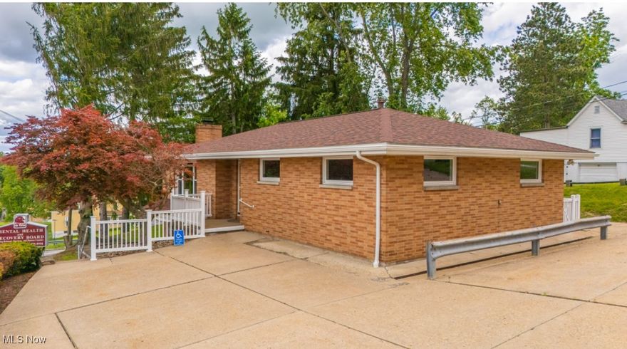 Bring your business to this Location, Location! Downtown near courthouse, hospital, restaurants! Two-In-One Office set up!  This updated, neutral interior paint,  brick exterior and move in ready commercial space features upper and lower suites with separate private entrances and parking.  Perfect for two thriving businesses.  Each level has functional, flexible workspace perfect for owner-user or income generating setup.  Upper level features 4 offices, meeting room, lunchroom includes refrigerator, microwave, bathroom and parking lot.  Lower level features 2 offices, conference room/waiting room+ with reception window, 2 storage rooms, bathroom and parking lot. Updates include painting, roof, furnace and ac, windows, electrical, hot water tank, LED lights (see update list). Grab this hard to find, move in ready building today!! Use of building must meet City approval. Taxes reflect Non-Profit Owner