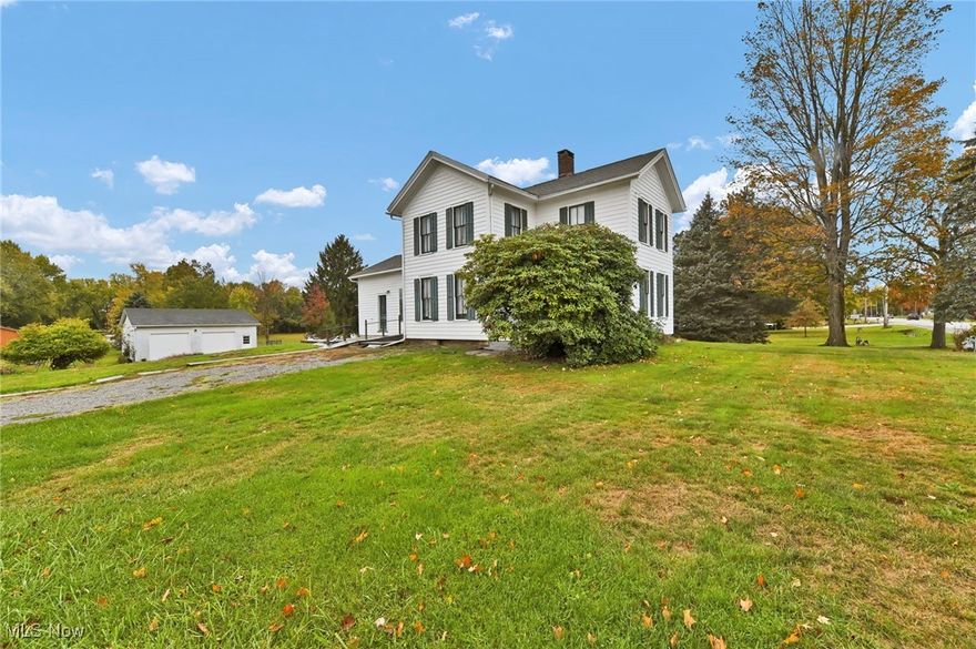 For those that want to remodel and improve. Great potential on this Century 2-Story sandstone foundation and beautiful woodwork and floors. The seperate extra large garage is heated and in great shape. Furnace and hot water tank recently upgraded.