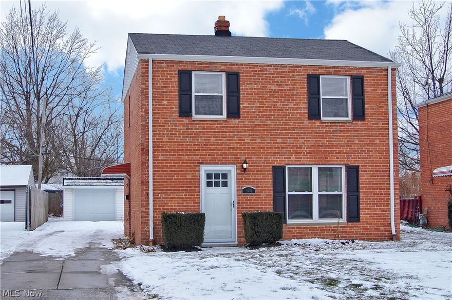 Welcome home! Do not miss out on this updated 4 bed, 1.5 bath Euclid colonial. Recent updates include carpet, flooring, paint, kitchen cabinets, countertops, backsplash, and more! The laundry & master bed with half bath are all conveniently located on the first floor. Second floor offers two beds and one full bath. Plenty of storage throughout. One car detached garage & nice sized backyard. Located near I-90, this property is a commuters dream. Ready to move in? Schedule your showing today!