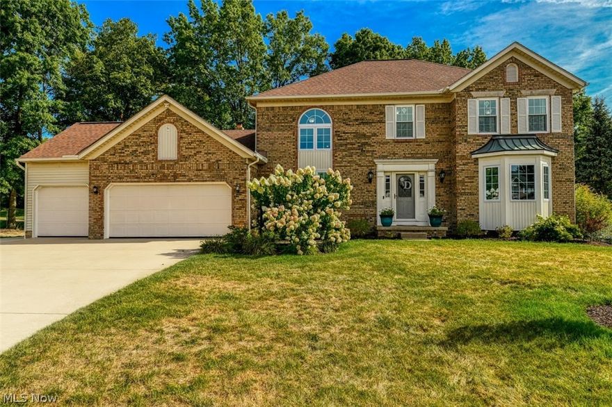 Lots To Love In This Fabulous 4 Bedroom, 2.5 Bath Colonial With Inviting Foyer, Great Layout & Updates Galore!  The First Floor Features A Formal Living Room With French Doors & Recessed Lighting, A Formal Dining Room, An Office With Built-Ins, A Spacious Kitchen With Lots Of Counter Space, Painted Gray Cabinets, Extra Work Space & Walk-In Pantry.  There Is Also A Dinette, First Floor Laundry Complete With Hooks For The Back Packs, A Vaulted Great Room With Gas Fireplace & Half Bath.  Second Floor Offers A Beautiful Master Bedroom & Master Bath With Pocket Door To Closet , Double Sinks & Relaxing Tub.  There Are Also 3 Additional Bedrooms (One With Walk-In Closet) & Extra Large Closet For Linens In The Hall.  Basement Has A Start To Being Finished With A Carpeted Rec Room & Play Area Along With Additional Storage.  You Will Enjoy The Well Designed Stamped Patio With Edison Lights Along With The Tree Swing, Swing Set, Shed, Raised Gardens & Private Back Yard.  Updates Include Furnace (2