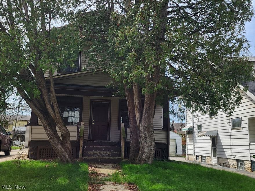 2 Story home with 3 bedrooms and 1 bath. 2 car detached garage. Property sold as is. No guarantees. No warranties. Must be pre-approved or show proof of funds.  All initial offers must be submitted via website provided by the BUYER AGENT ONLY. Purchasers may use any lender they chose to finance the purchase of a property. However, the seller requires that all NON-CASH offers must be pre-qualified by New Rez Home Loan Division prior to offer acceptance.