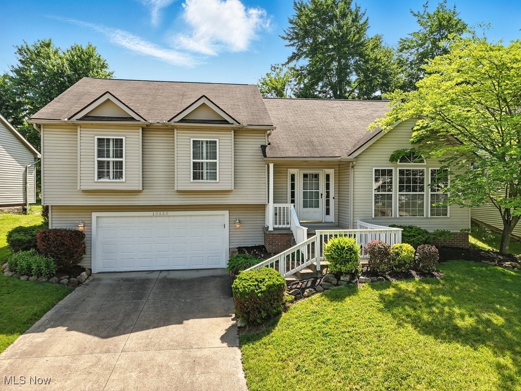 Great opportunity to start your summer in the desirable Greentree Development in Streetsboro! Step into the spacious great room featuring vaulted ceilings, perfect for both everyday living and entertaining. The updated eat-in kitchen is a standout with stainless steel appliances, abundant cabinetry, double sinks, desk area and a functional layout that flows into the dining room. Sliding glass doors lead to a deck overlooking a private, tree-lined backyard—your own peaceful retreat! The primary suite offers a walk-in closet and ensuite full bathroom with a walk-in shower, granite-topped vanity and ceramic tile flooring. Two additional bedrooms are spacious and feature charming window seats! An updated hall bathroom also features a granite vanity. The lower level includes a versatile rec room with built-in storage, a laundry room with bonus storage space and access to a crawl space for even more storage solutions. An extra-deep two-car garage offers rear garage storage space in addition to two cars! New furnance and lower level flooring in 2025! Conveniently located near dining, shopping, and just minutes from major commuting routes and the Ohio Turnpike, this home truly has it all—style, space and location!